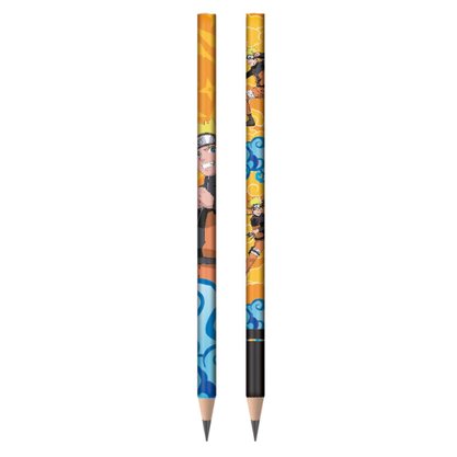 Lápis Grafite Preto HB Preto Naruto Shippuden Tris