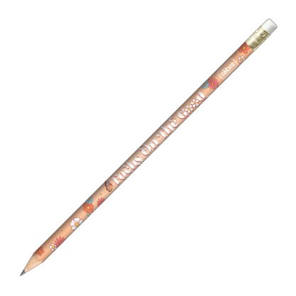 Lápis Grafite Preto Nº2 com Borracha Laranja Focus On The Good Gypsy Tilibra