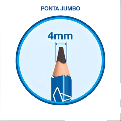 Lápis Preto Jumbo N. 2 Unidade Tilibra
