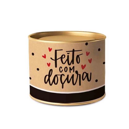 Lata Bombom Doçura Kraft Cromus