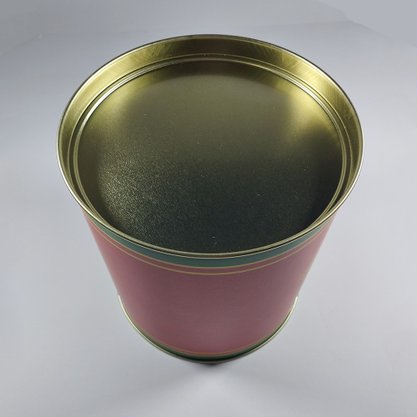 Lata Para Panetone 500g Vermelho Papai Noel Natalino Cromus