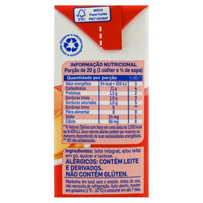 Leite Condensado Semidesnatado 395g Piracanjuba