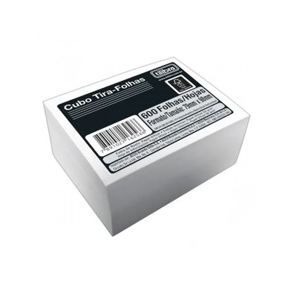 Lembrete Cubo Tira-Folhas 8cm x 9,6cm Branco 600 folhas Tilibra