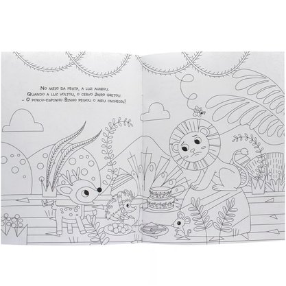Livro Amiguinhos Para Colorir Coruja Todolivro