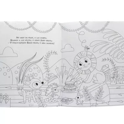 Livro Amiguinhos Para Colorir Coruja Todolivro