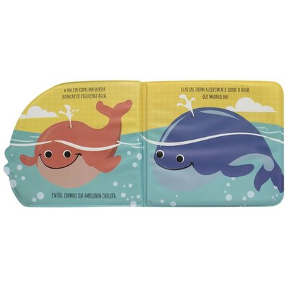 Livro Banho Amiguinhos do Mar - Baleia Todolivro