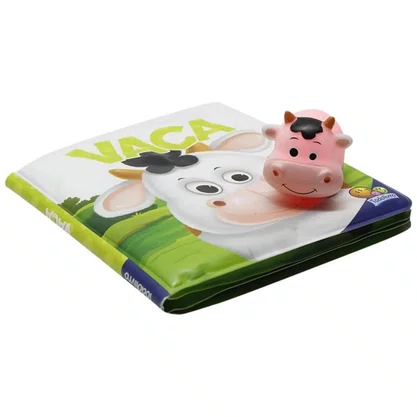 Livro Banho Amiguinhos Luminosos Vaca TodoLivro