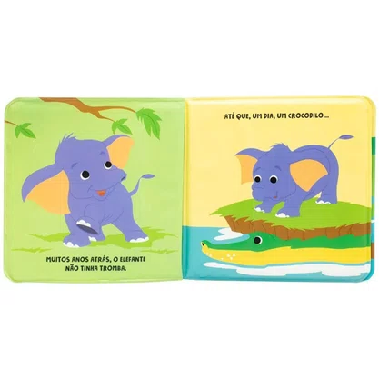 Livro Banho Divertido O Nariz Do Elefante Todo Livro