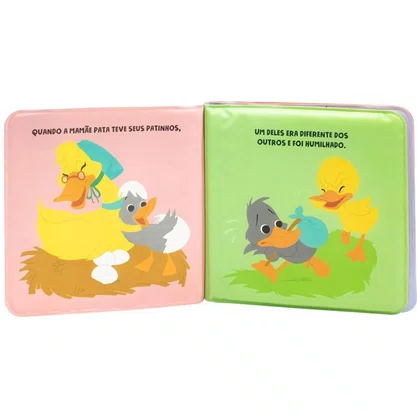 Livro Banho Divertido O Patinho Feio Todo Livro