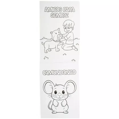 Livro Bloco De Colorir Pets Brasileitura
