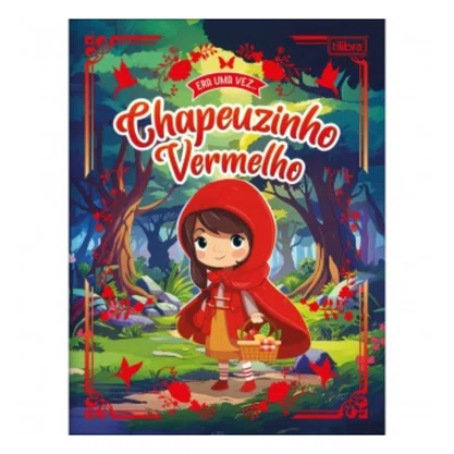 Livro Chapeuzinho Vermelho com 08 Folhas Tilibra