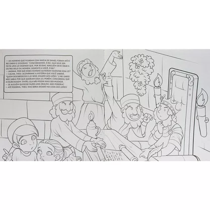 Livro Contos Bíblicos Daniel na Cova dos Leões Todolivro