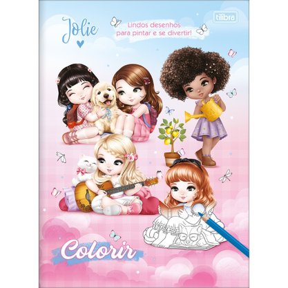 Livro de Colorir 16 Páginas Jolie Tilibra
