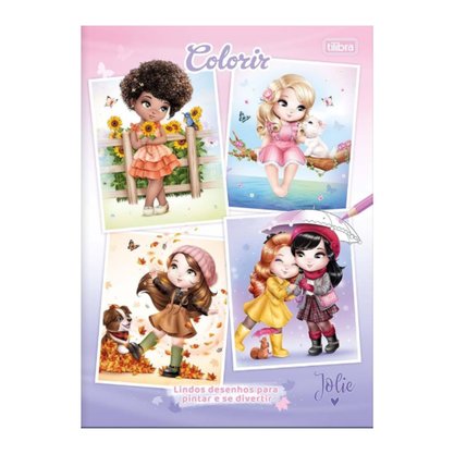 Livro de Colorir 16 Páginas Jolie Tilibra