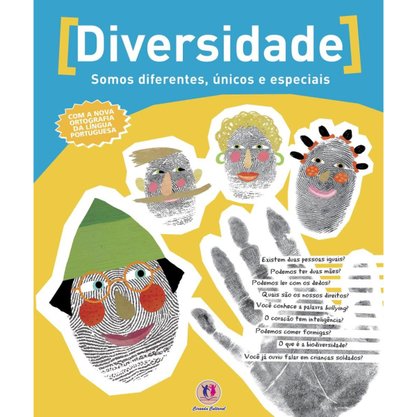 Livro Diversidade Somos Diferentes, Único e Especiais Ciranda Cultural