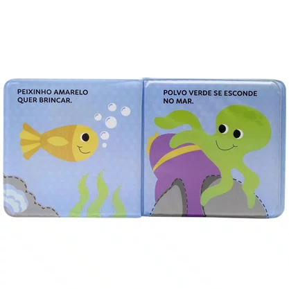 Livro E Banho Amiguinhos Do Mar Todo Livro