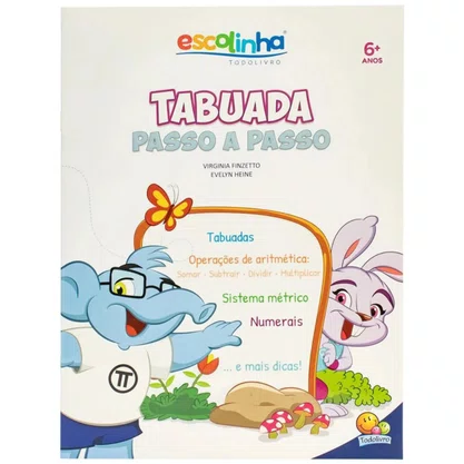 Livro Tabuada Passo A Passo Todolivro