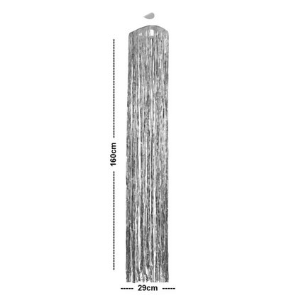 Lustre Metaloide Prata 1,60M Ref 298 Badulake