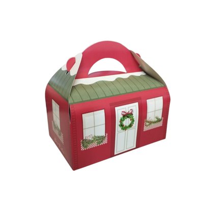 Maleta Feliz Natal Casa 15x9,5x9,5cm Cromus