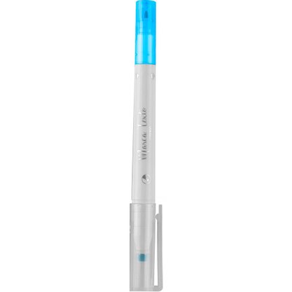 Marca Texto Azul com Carimbo de Flor Brw