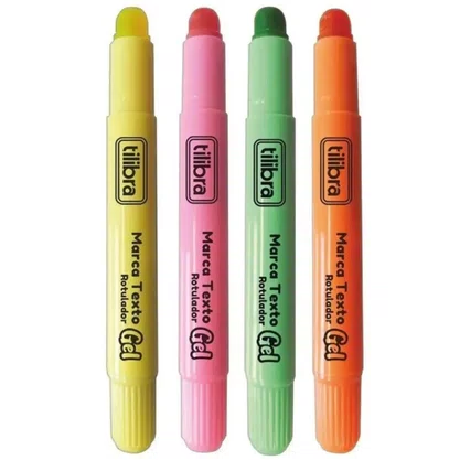 Marca Texto Gel EK-680 Sortido Tilibra