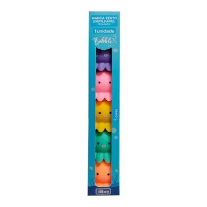 Marca Texto Interativo 5 Cores Bubble Tilibra