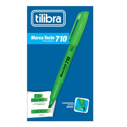 Marca Texto Ponta 4Mm Verde 710 Tilibra