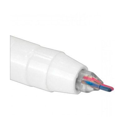 Marcador Duas Linhas 0,5mm Azul Claro e Rosa Lunix Tilibra
