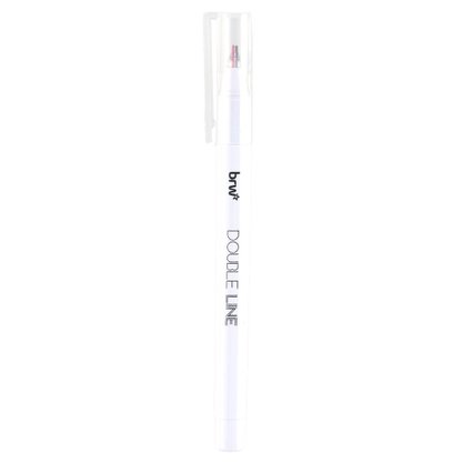Marcador Duas Linhas 0,5mm Vermelho e Preto Soul Brw