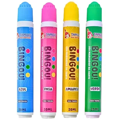 Marcador de Bingo Rosa 20ml Unidade Tamoio