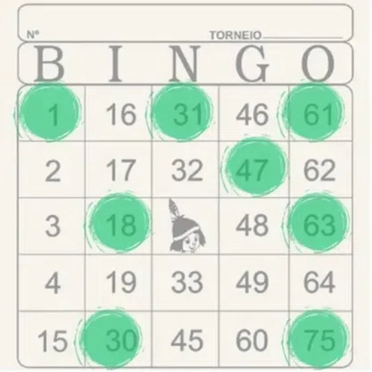 Marcador de Bingo Verde 20ml Unidade Tamoio