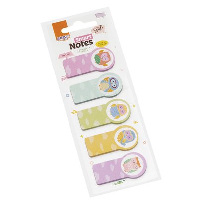 Marcador de Página Adesivo Corujinhas Smart Notes Brw