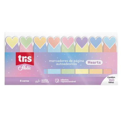 Marcador de Página Adesivo Tons Pastel Holic Dreamy Tris