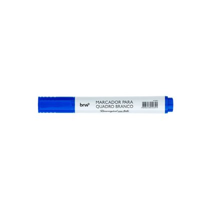 Marcador para Quadro Branco Recarregável Azul 2mm BRW