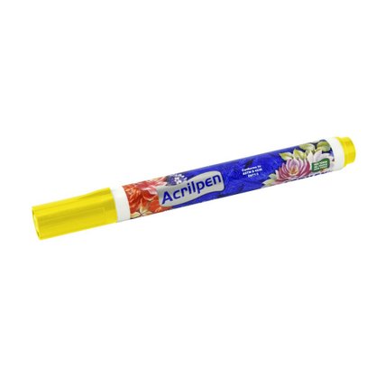 Marcador Para Tecido Amarelo Acrilex