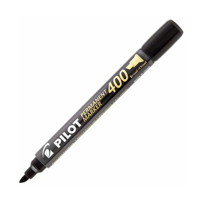 Marcador Permanente Chanfrado Preto 400 Pilot
