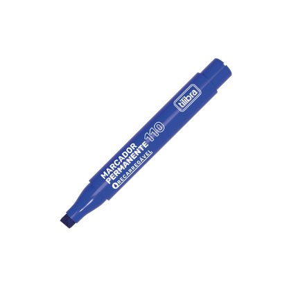 Marcador Permanente Recarregável Azul 110 Tilibra