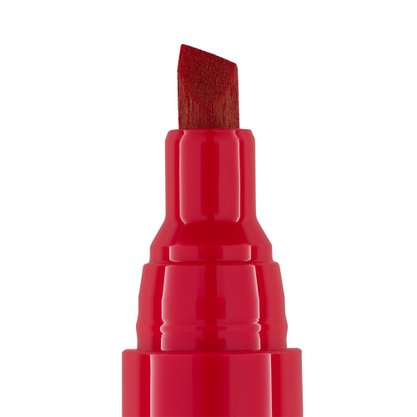 Marcador Permanente Recarregável Vermelho Brw