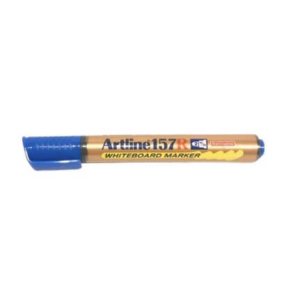 Marcador Quadro Branco Azul Artline 157 Recarregável Tilibra
