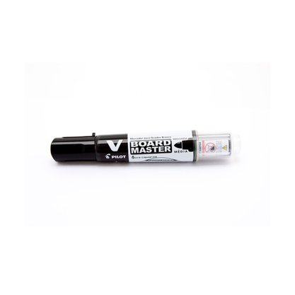 Marcador Quadro Branco Preto Recarregável Board Master Pilot