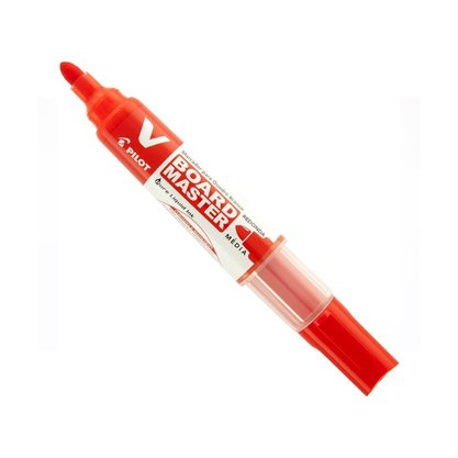 Marcador Quadro Branco Vermelho Recarregável Board Master Pilot