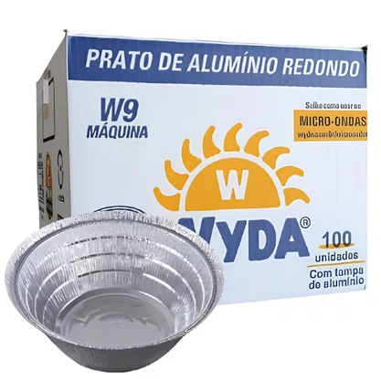 Marmitex N. 9 Maquina com 100 Unidades Wyda