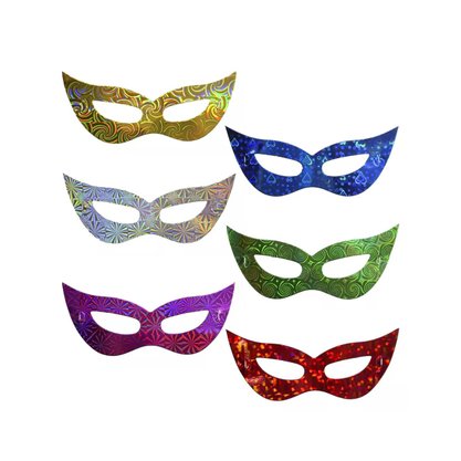 Máscara Holográfica Sortida Ref 6937 com 12 Unidades ModaMix