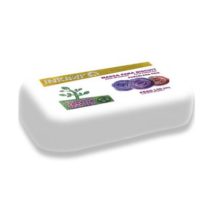 Massa Biscuit Branco 85g Inkway