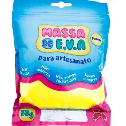 Massa De E.V.A. Amarela 50g Make+