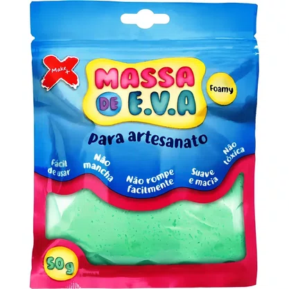 Massa De E.V.A. Verde Claro 50g Make+