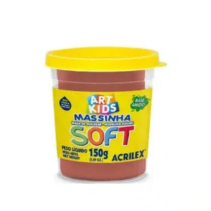 Massa De Modelar 150g Chocolate Soft Acrilex