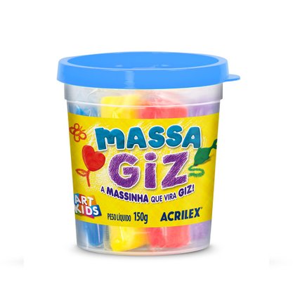 Massa Giz 100g Colorido Art Kids Acrilex