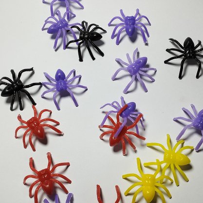 Mini Aranhas Coloridas 25 Unidades Capri Importado