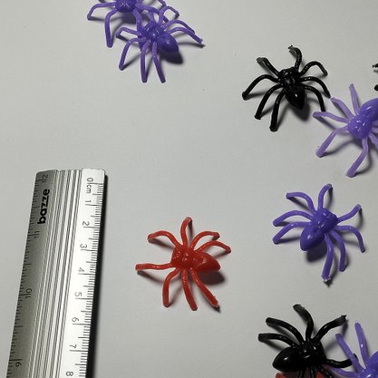 Mini Aranhas Coloridas 25 Unidades Capri Importado